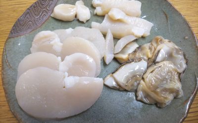 築地で平貝（タイラギ）を買ってお刺身にしてみた！