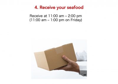 Tsukiji Sabuchan order instruction: Receive your order
