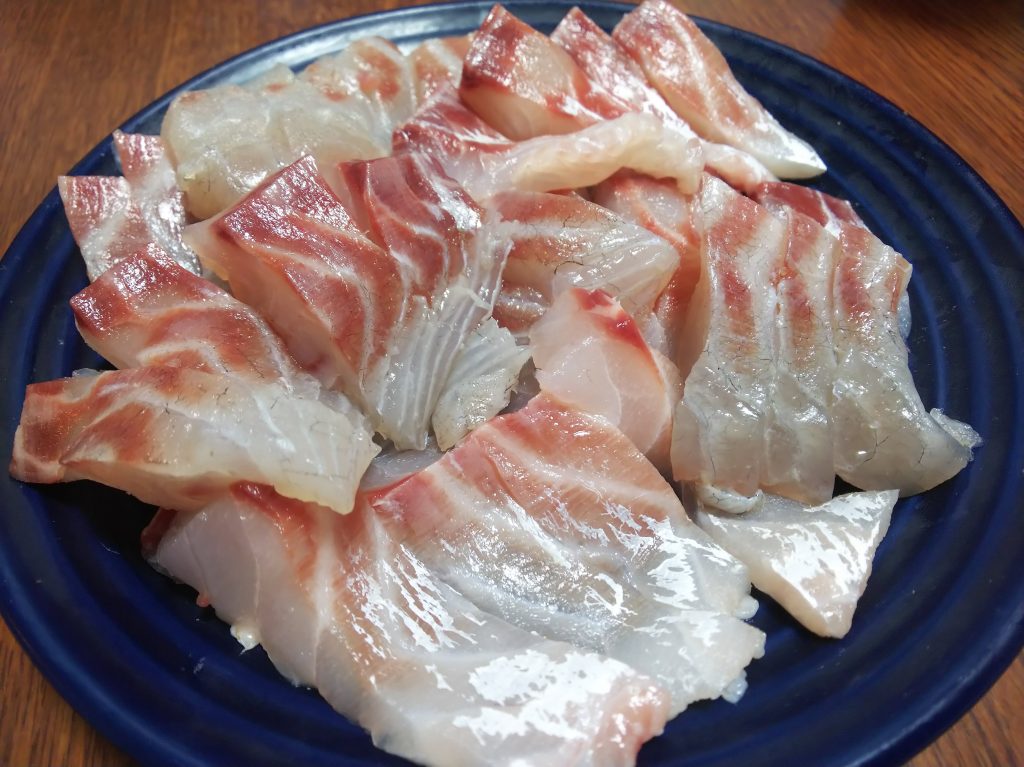 クロダイの刺身